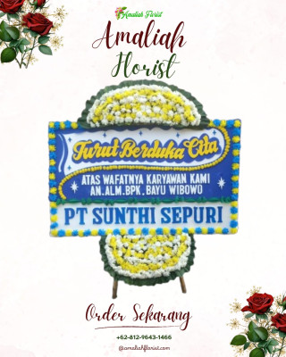 Papan Bunga Duka di Gandul