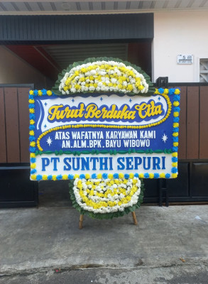 Papan Bunga Duka di Gandul